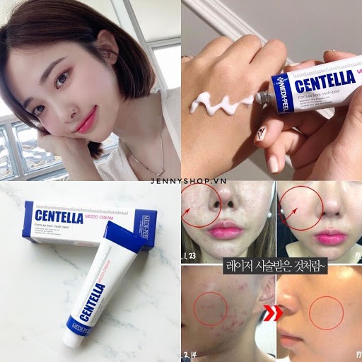 Kem rau má MediPeel Centella Mezzo Cream phục hồi, làm dịu da và hỗ trợ trị mụn