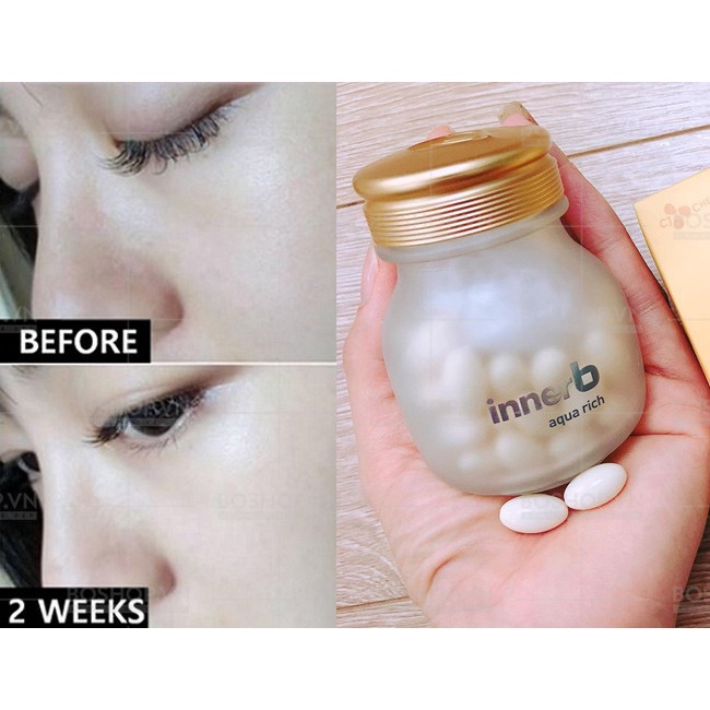 Viên Uống Cấp Nước Và Collagen InnerB Aqua Rich Double Up 56 viên