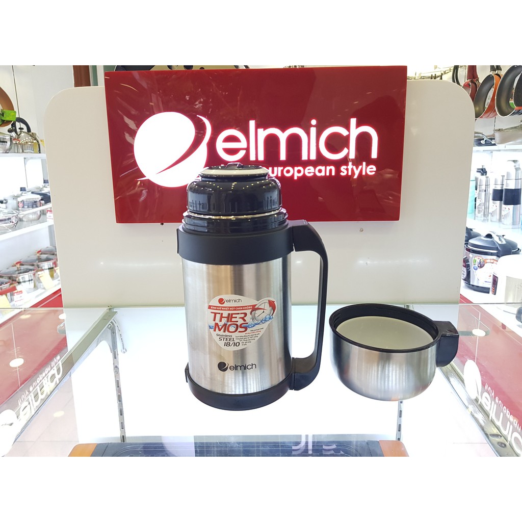 Bình đựng thức ăn giữ nhiệt Elmich inox 304 1000ml - 6044