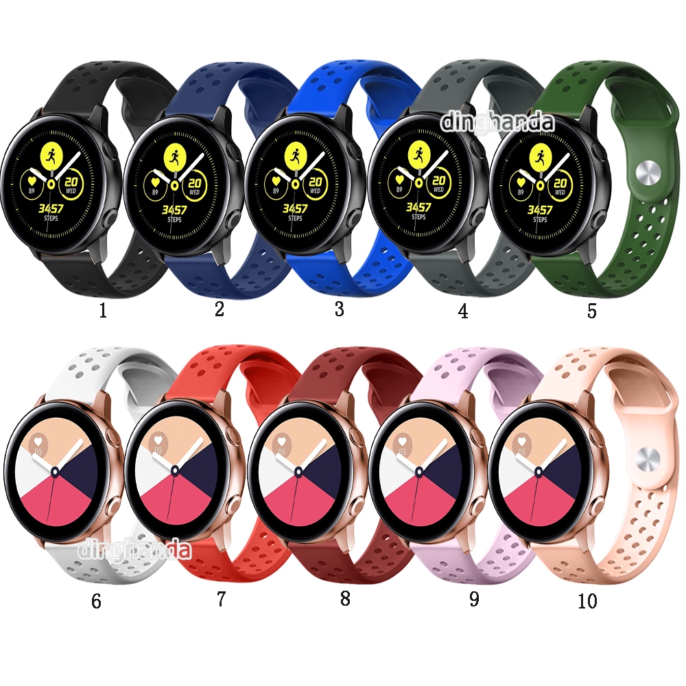 Dây đeo silicone thay thế cho Samsung Galaxy Watch Active 2