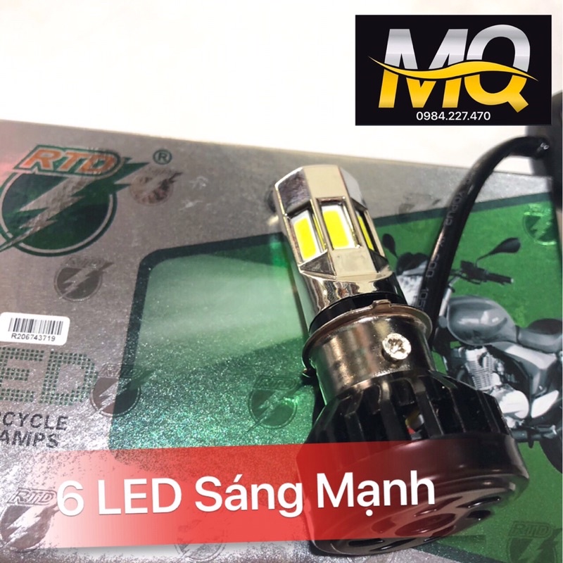 ĐÈN PHA LED CHÍNH HÃNG RTD M02E 25w 6TIM LED LẮP Ô TÔ XE MÁY mQ.shop