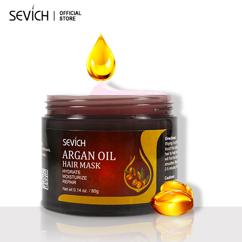 Mặt nạ tóc SEVICH 80g chăm sóc phục hồi tóc hư tổn