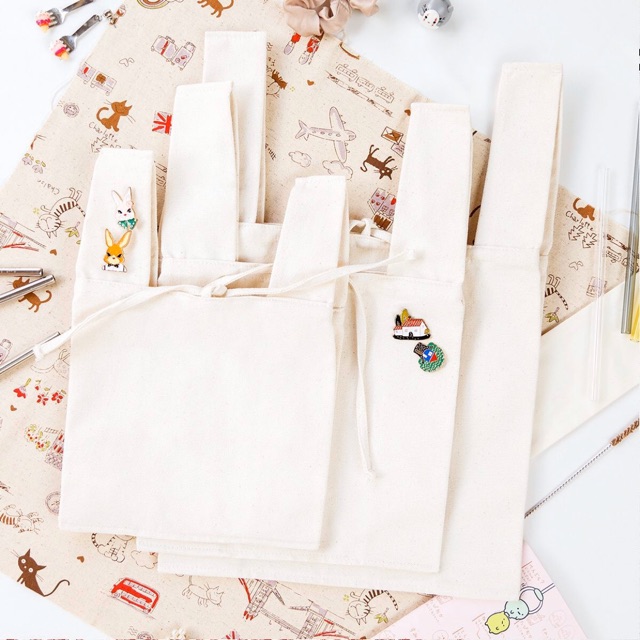 Túi vải đựng hộp cơm - Non-plastic - May's Tote Bag