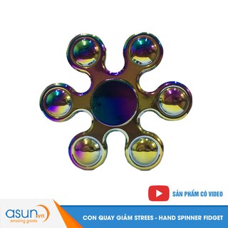 Con Quay Giảm Stress 6 Cánh 7 Màu Hand Spinner - Fidget Spinner Hot 2017