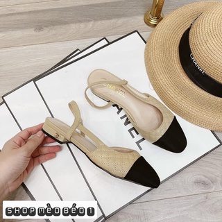 Sandal trần chỉ đế bệt fullbox