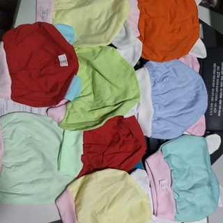 Mũ sơ sinh cotton có tai cho bé