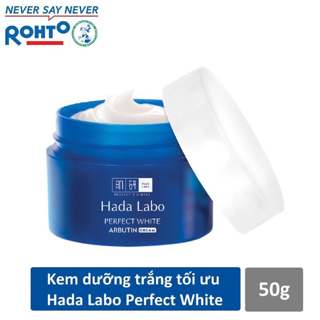 Kem dưỡng trắng Hada Labo PERFECT WHITE  50g
