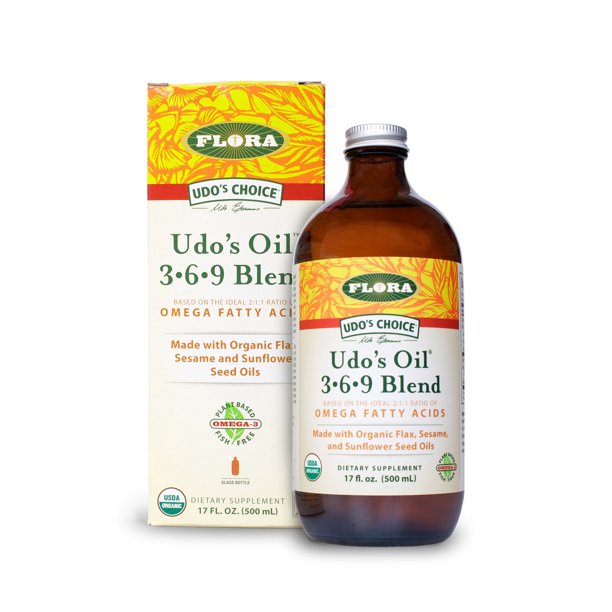Dầu omega 3 thực vật hữu cơ Udo Choice chai 500ml