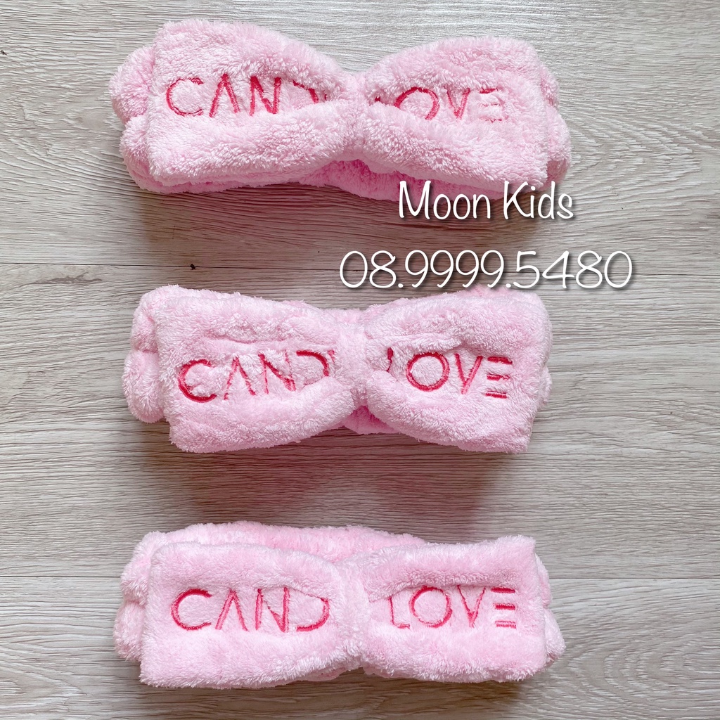 [Sẵn] Băng Đô Candy Love Chất Liệu Vải Nhung Cao Cấp  Kiểu Dáng Xinh Xắn