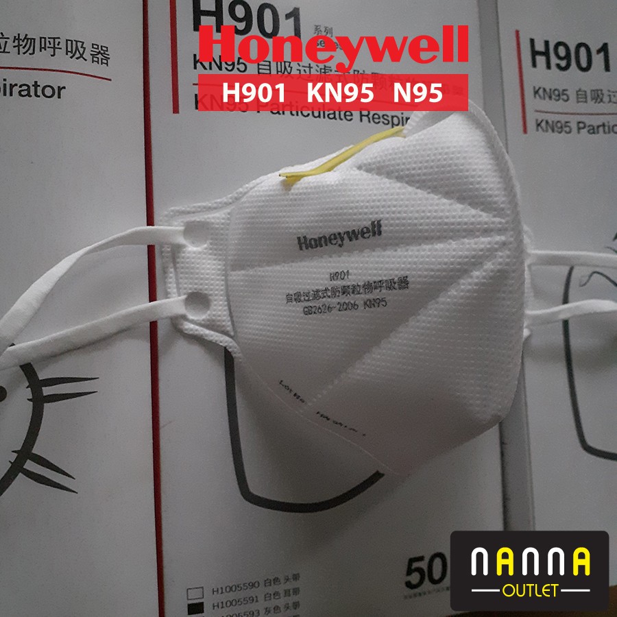 [Honeywell KN95] Khẩu Trang Honeywell H901 nẹp vàng KN95