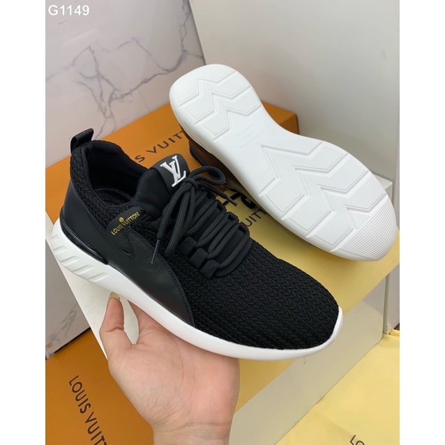 💥HÀNG 1:1💥Giày L.V Sport vải gai lỗ phối da nhập khẩu_Giày thể thao Snea.ker L.V đế cao đúc vận động mạnh-Hàng xuất khẩu