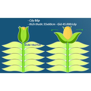 [Đồ dùng dạy học] Cây bắp 10 lá đa năng