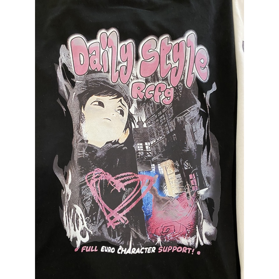 Áo Thun Tay Lỡ Cotton 2 Chiều Dáng Rộng Unisex, Áo Phông Nam Nữ Oversize Hình In Style | BigBuy360 - bigbuy360.vn