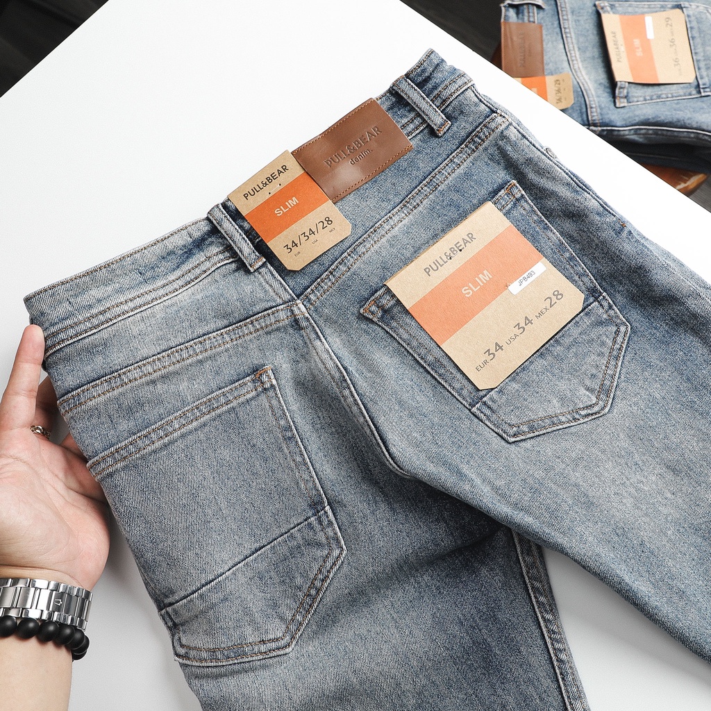 Quần Jean nam PB xanh khói  - 493