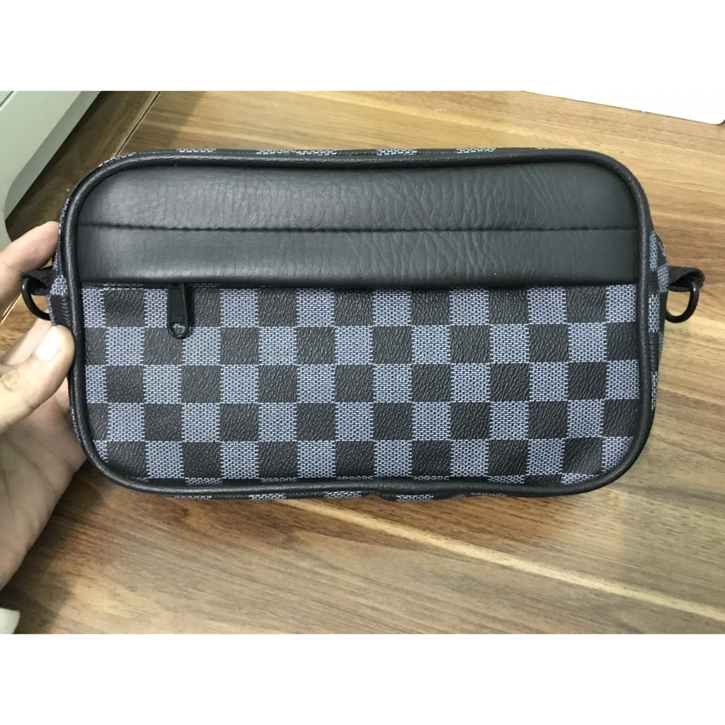 Túi Đeo Chéo Caro Chất Da PU Chống Nước - Túi Đeo Chéo Nam, Túi Đeo Nữ, Túi Đeo Unisex   Ảnh + Video Tự Chụp TM Store | BigBuy360 - bigbuy360.vn