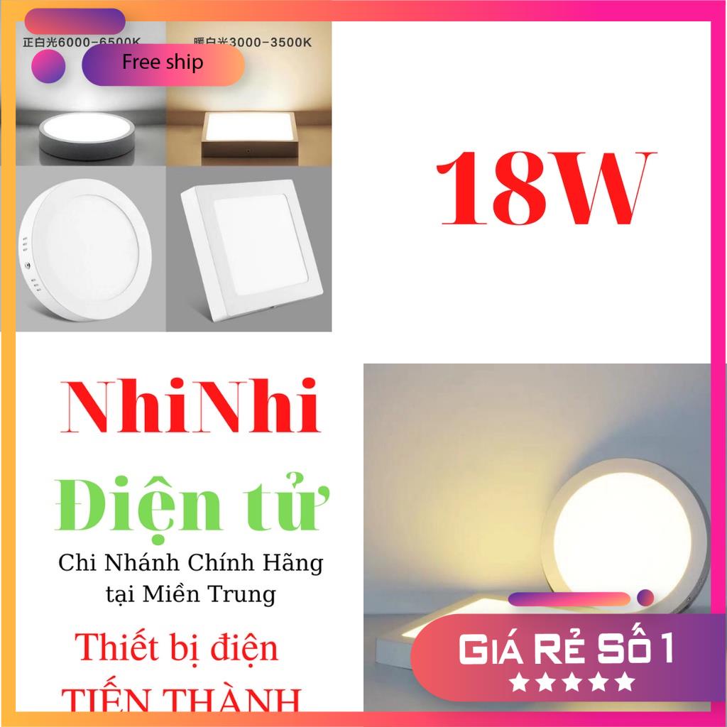 ĐÈN ỐP NỔI - TRẦN 18W ÁNH SÁNG VÀNG - MOLER_nhinhi_dientu
