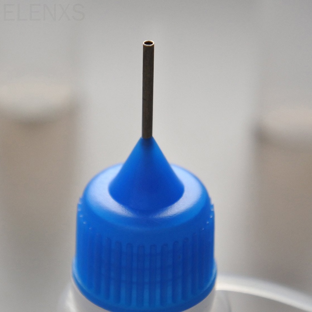 Set 10 chai nhựa rỗng 10ml kèm đầu kim thép màu sắc ngẫu nhiên đa năng