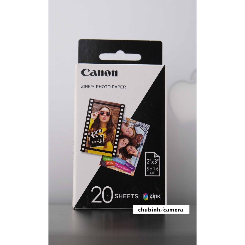 Giấy in ảnh Canon ZINK dùng cho máy in Canon PV123 (20 Tấm)