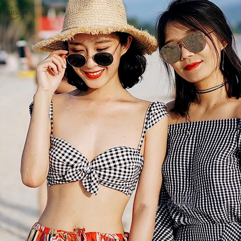 Kính mát gọng tròn phong cách retro thời trang