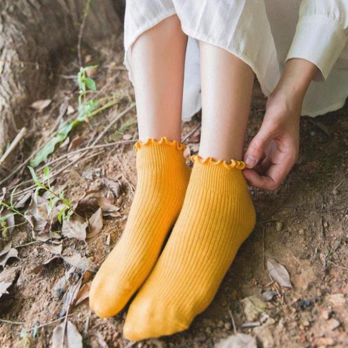 Tất Cao Bèo Tất Cổ Cao Cotton Họa Tiết Cá Tính Phong Cách Đường Phố Hot Trend Tất Cổ Cao Cặp Đôi Ulzzang Thời Trang