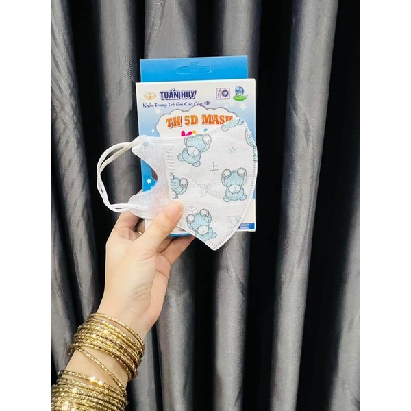 COMBO 50c KHẨU TRANG 5D BÉ TUẤN HUY (5T)