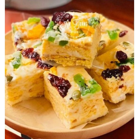 SET NGUYÊN LIỆU LÀM BÁNH BÔNG TUYẾT SIÊU NGON + TẶNG 35 TÚI ĐỰNG KẸO BÔNG TUYẾT