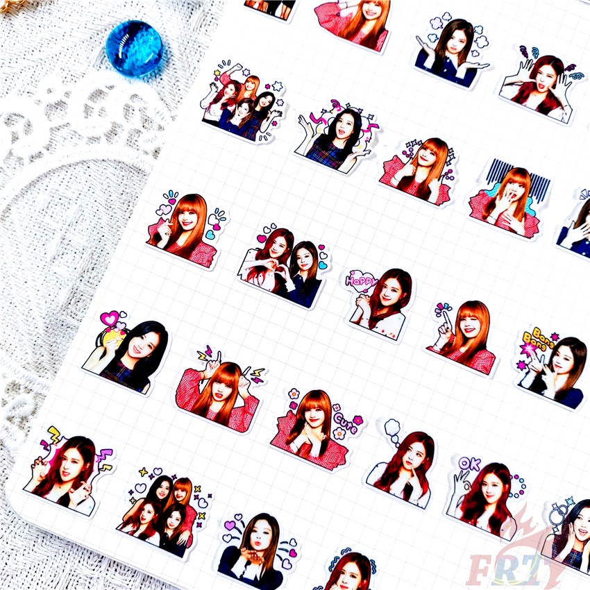 ★★★ Sticker Mini Hình BLACKPINK Q-1 Dán Trang Trí Nhật Ký ★★★ Bộ 48 Miếng Sticker Dán Trang Trí Thời Trang KPOP