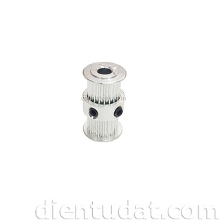 Bánh Răng Đôi Motor Pulley GT2 - 20 Răng 5mm