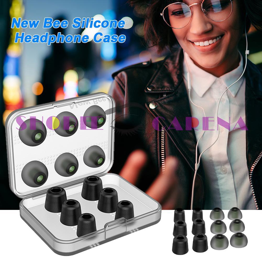 Nút Tai Nghe Nhét Tai Bằng Silicon Mềm Hình Ong