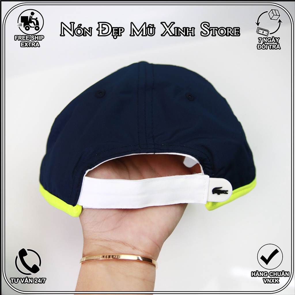 Nón lưỡi trai lacos.te vải dù siêu thoáng mát. chất liệu cao cấp,thời trang  phom mềm,đường may tinh tế