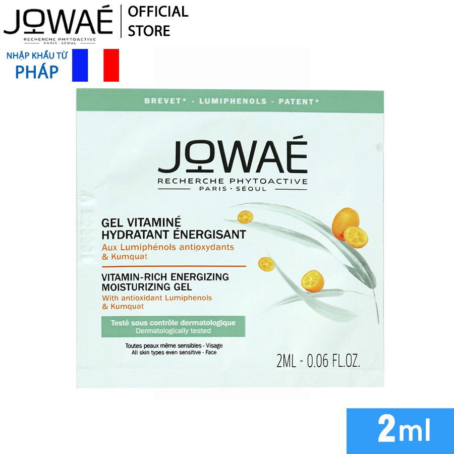 Gel Hồi Sinh Sức Sống Cho Da JOWAE Dưỡng Ẩm - Mỹ Phẩm Thiên Nhiên Nhập Khẩu Chính Hãng Từ Pháp 2ml