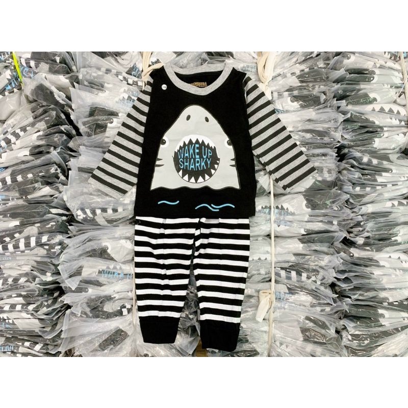 BỘ CÁ MẬP KẺ ĐEN CHO BÉ TRAI (ảnh thật)