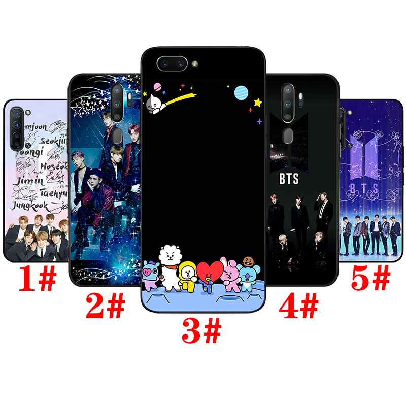 Ốp Lưng Silicone Tự Dính In Hình Bts Cho Realme 2 3 Pro A5 Q X Lite Xt X2 X3 X50