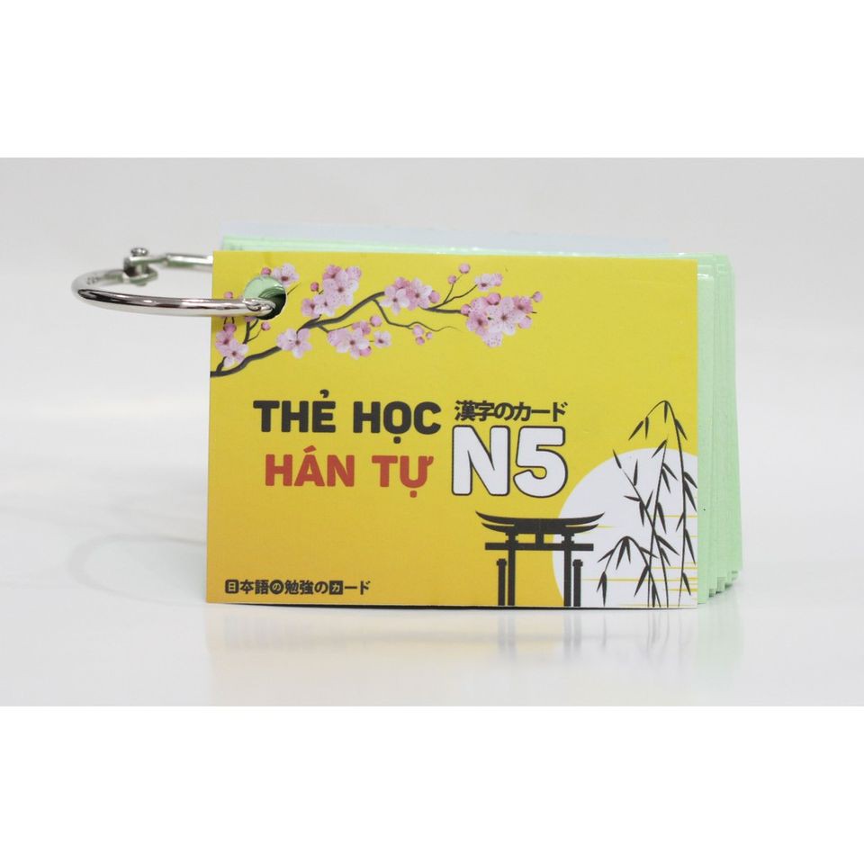 Thẻ Học Kanji Sơ Cấp N5, N4