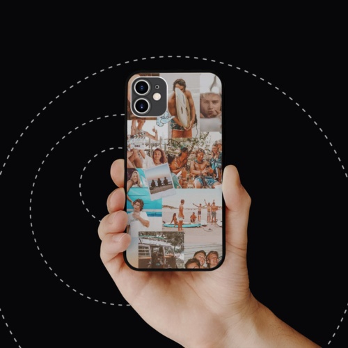 Ốp Lưng SAMSUNG hình boy and girl on the beach collage art pop art  cho các dòng iPhone PAP20210782
