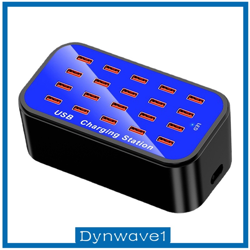 [DYNWAVE1] Universal USB Charging Station Charger 20-Port 90W/20A for Tablets Laptop UK