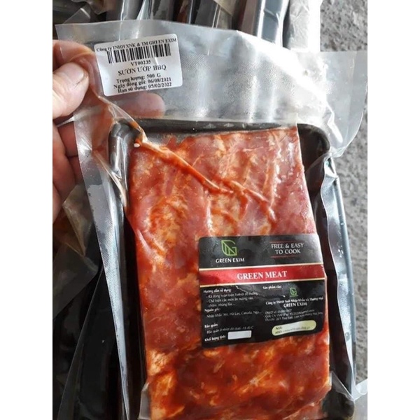 sườn ướp BBQ thơm ngon🥓chuẩn vị nhà hàng-DTFoods(CHUYÊN SỈ)
