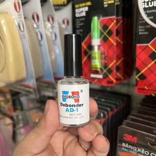 Nước tẩy keo 502 keo UV Keo gốc Cyanoacrylate Evobond Debonder AD 1 - 10ml