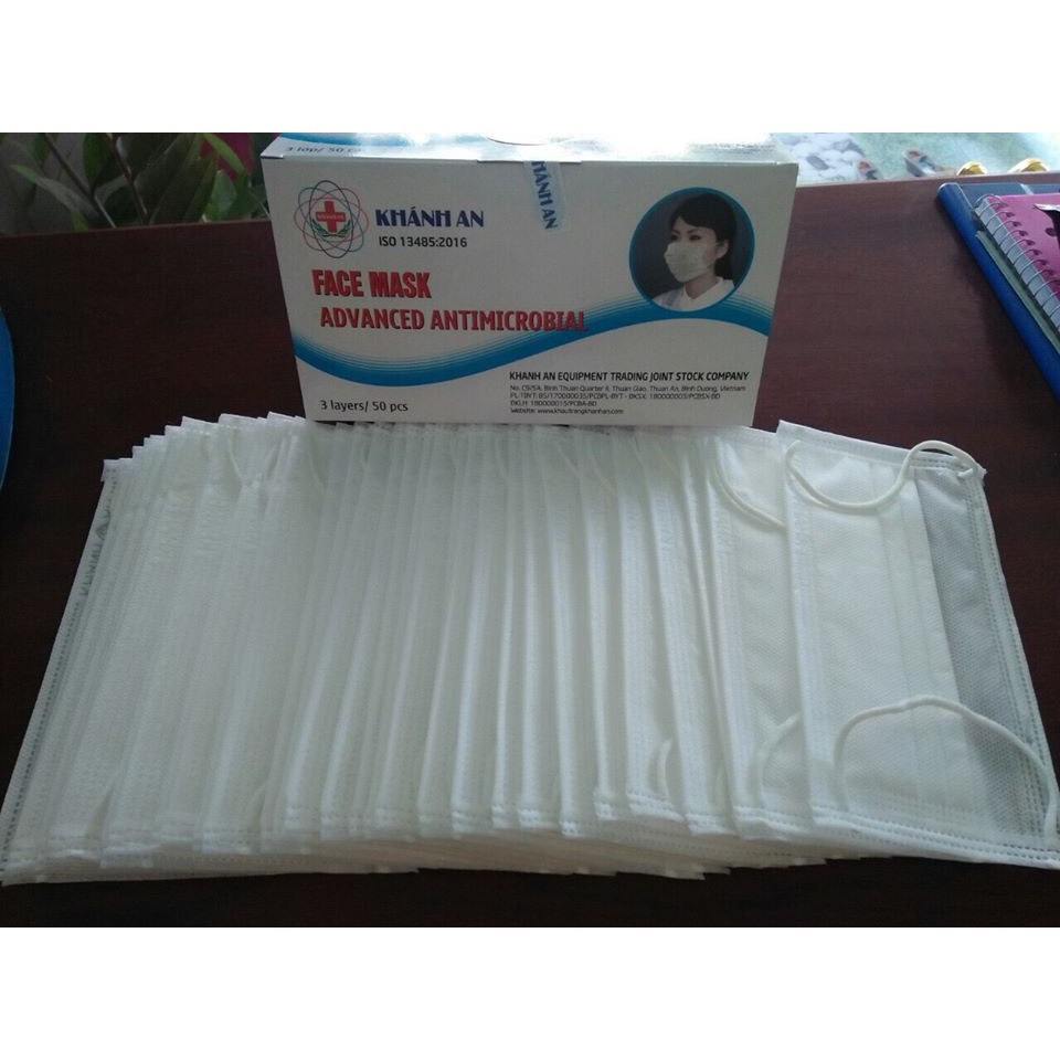 KHẨU TRANG KHÁNH AN 4 LỚP CAO CẤP KHÁNG KHUẨN