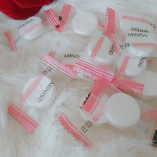 Combo 10 Mặt nạ giấy nén Miniso