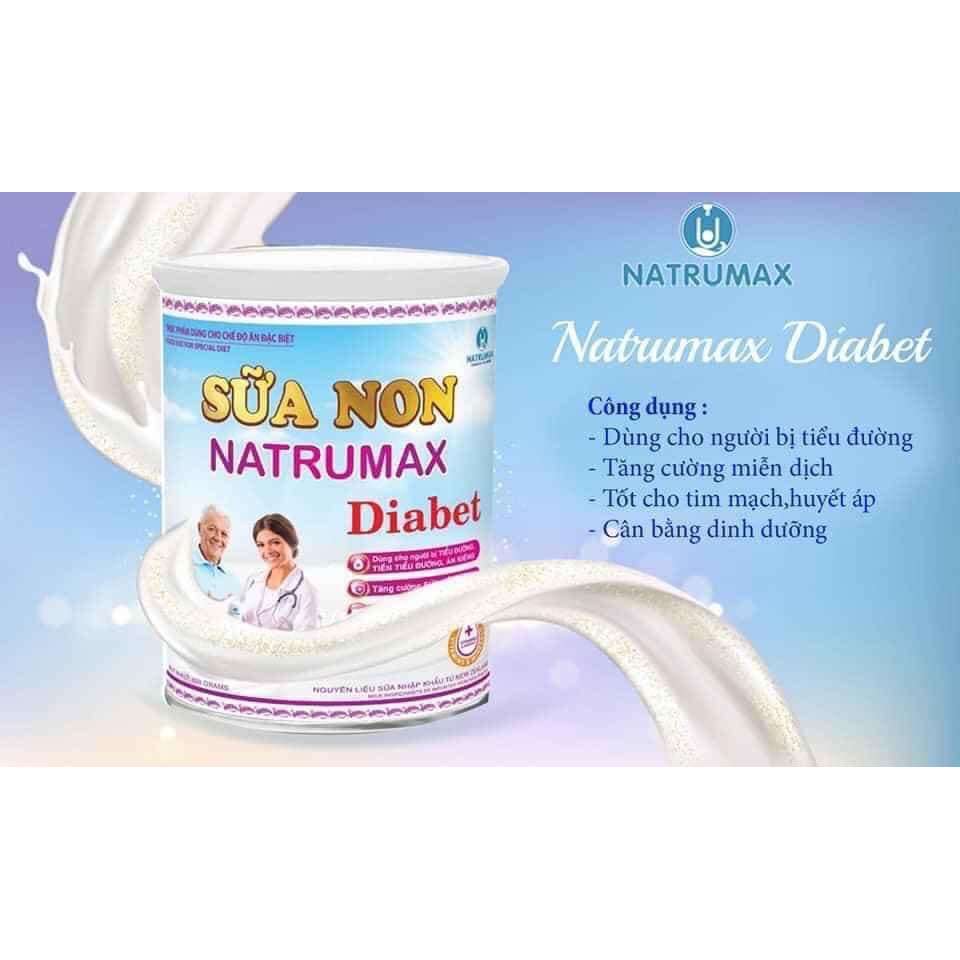 [Chính hãng] Sữa non Natrumax Diabet - Hỗ trợ tiểu đường – Trọng lượng 800gr – Date T11/2022
