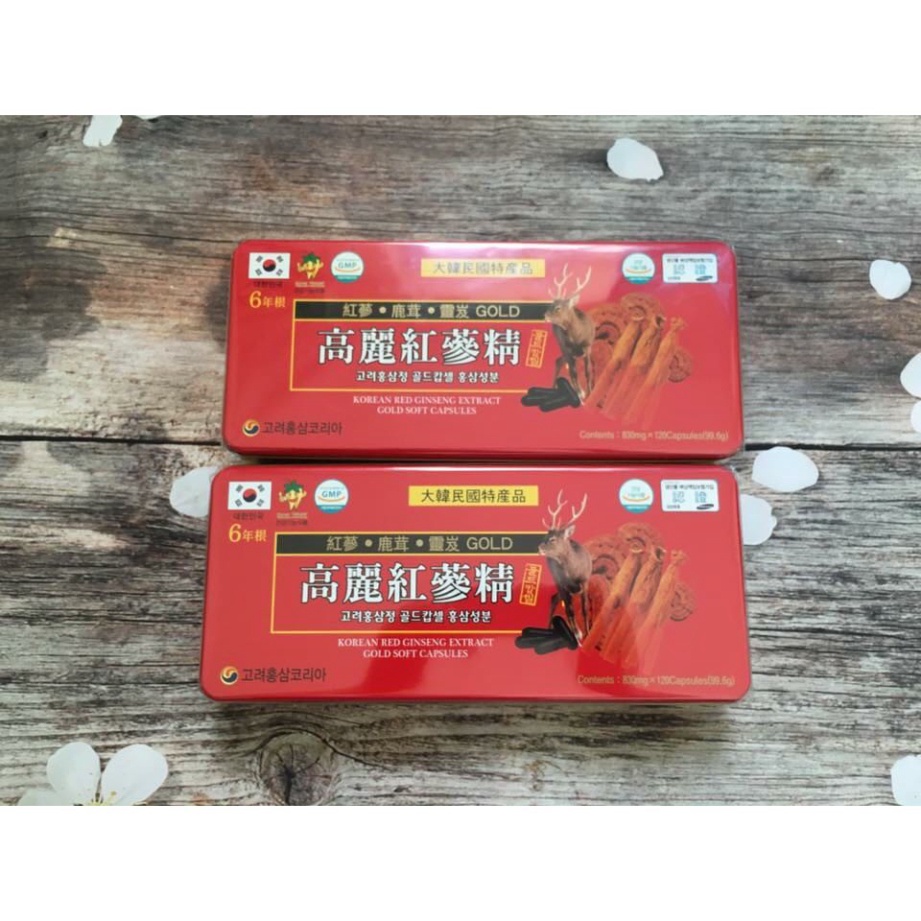 [Freeship] Viên Đạm Tổng Hợp Hồng Sâm Nhung Linh Chi Jeong Won hộp 120 viên | BigBuy360 - bigbuy360.vn