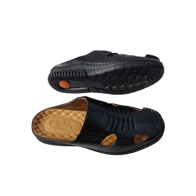 Dép bít đầu rọ nam da bò thật BIGBEN cao cấp SB92