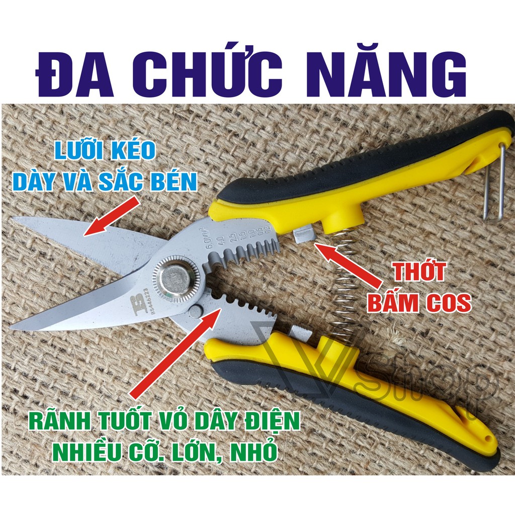 Kéo đa năng thợ điện, thợ máy