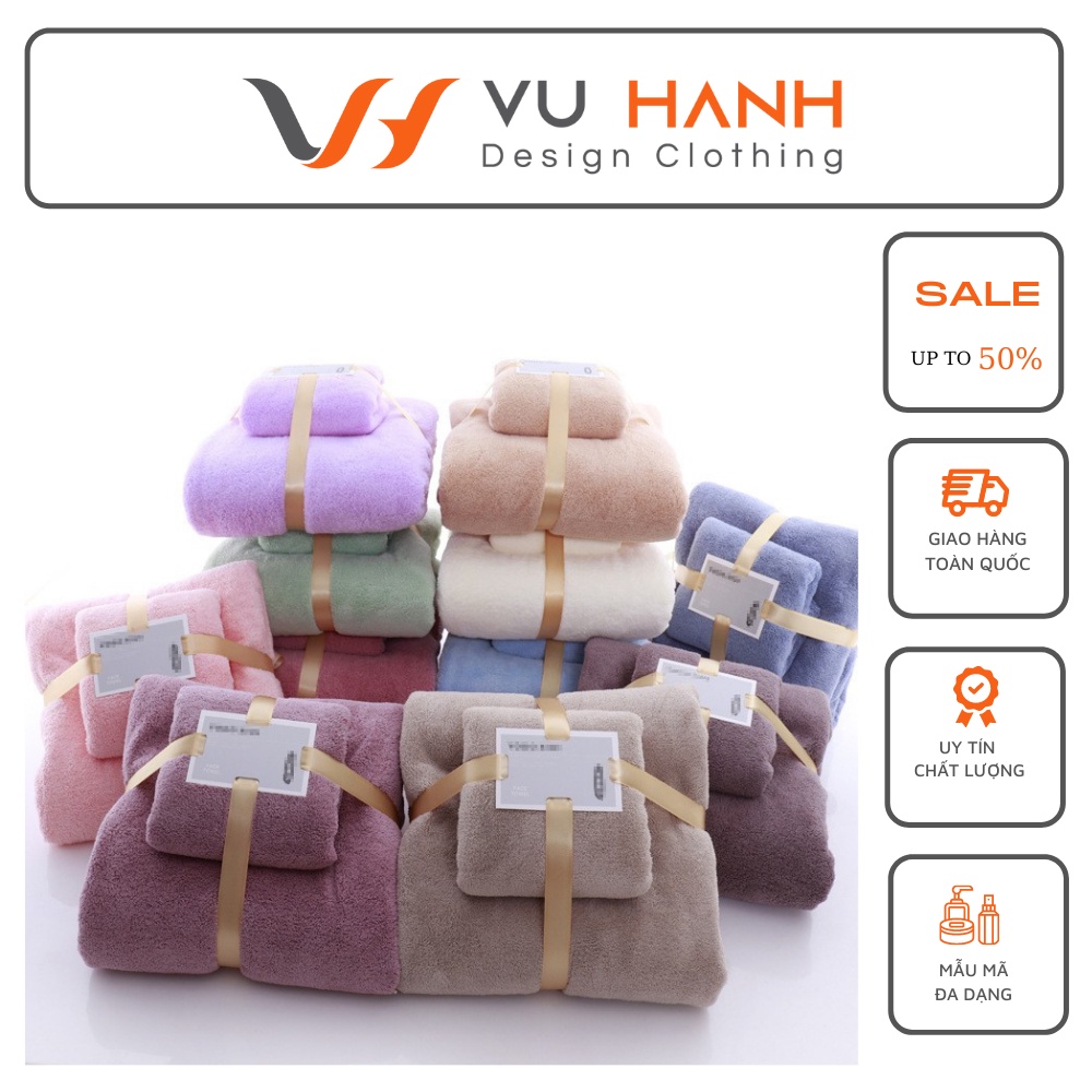 Set 2 khăn tắm lông cừu Hàn Quốc | Shop Vũ Hạnh