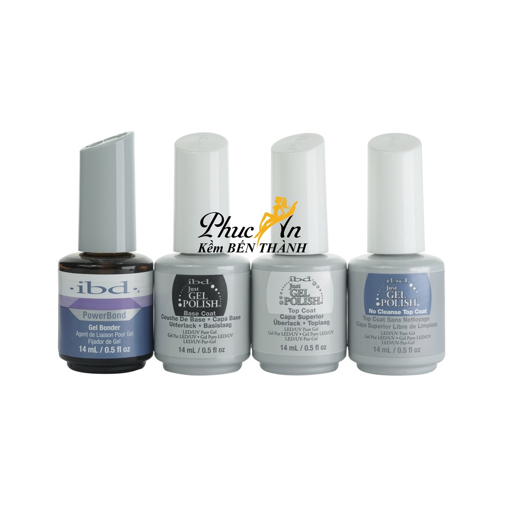 Sơn Gel Liên Kết iBD Base Coat , Top Coat , No Cleanse Top Coat , PowerBond Của Hãng iBD Hàng USA