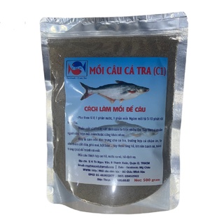 [CÁM NHẠY] Cám câu cá tra C1 bịch 0.5kg, mồi cám tanh chuyên câu cá tra sông đơn giản hiệu quả