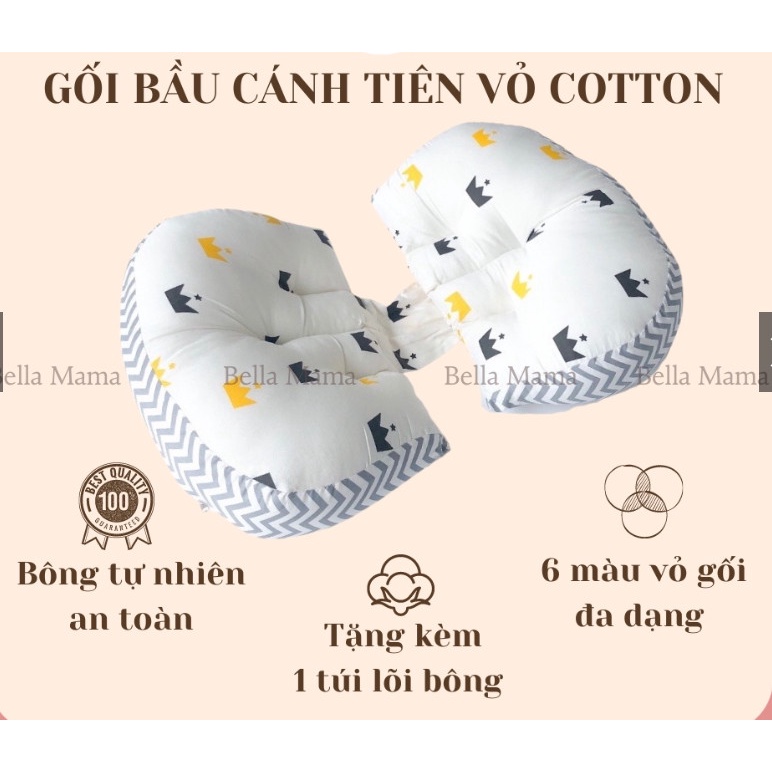 Gối cánh tiên cho mẹ bầu đỡ bụng -chống đau lưng cánh tiên hàng loại 1 - giảm đau lưng giúp mẹ bầu ngủ ngon giấc