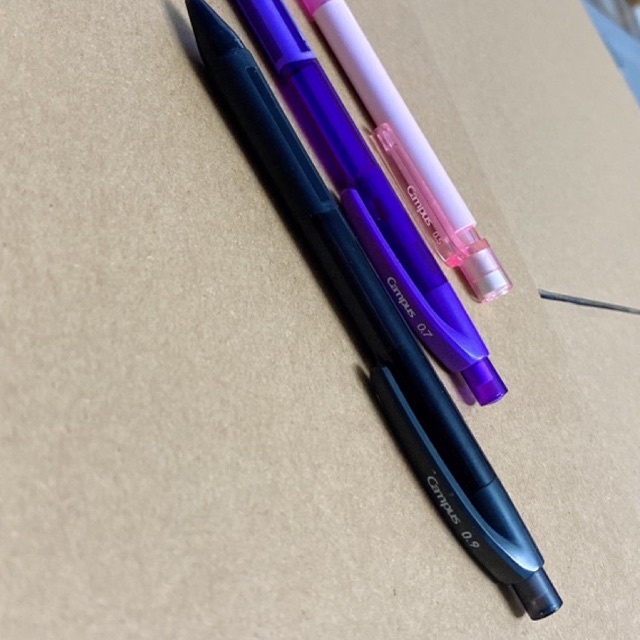 Bộ sưu tập bút chì bấm Campus Kokuyo nắp gài chuẩn Nhật Bản , chì ngòi 0.5 0.7 0.9 mm nhiều màu sắc dễ thương Akai