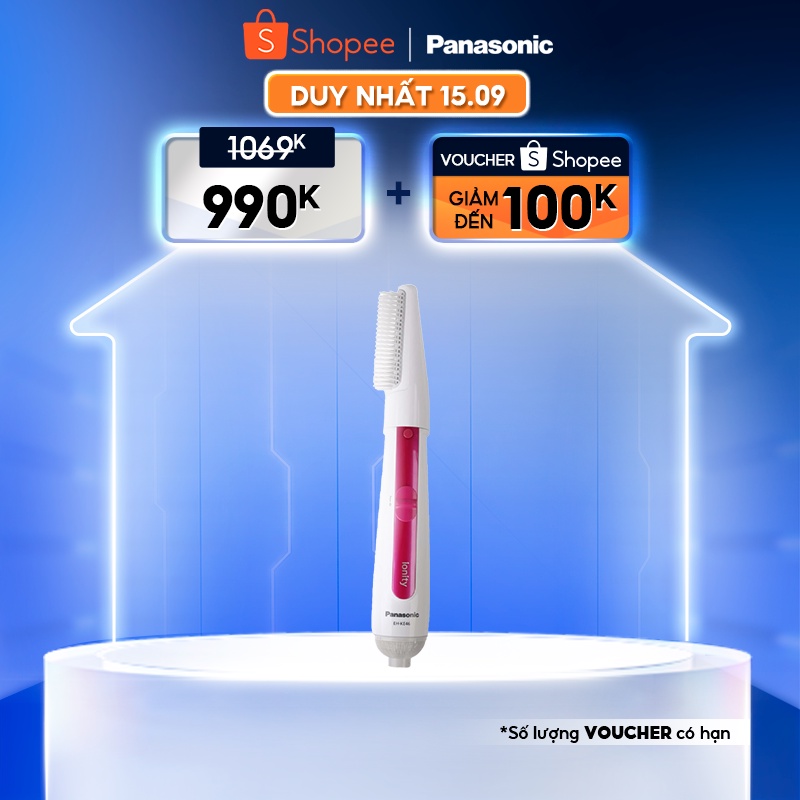 Máy sấy, duỗi và tạo kiểu tóc Panasonic EH-KE46VP645 - Hàng Chính Hãng - Trắng